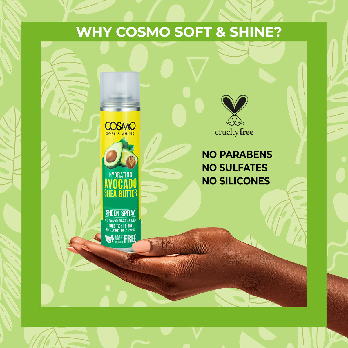 Soft & Shine Hydrating Avocado & Shea Butter Sheen Spray